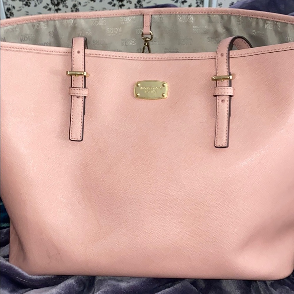Baby Pink Large Michael Kors Tote Handbag